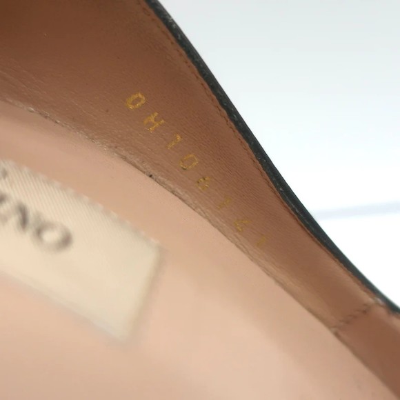 Valentino Tango Ankle Strap Pumps Black Leather Size 41 - Picture 9 of 12